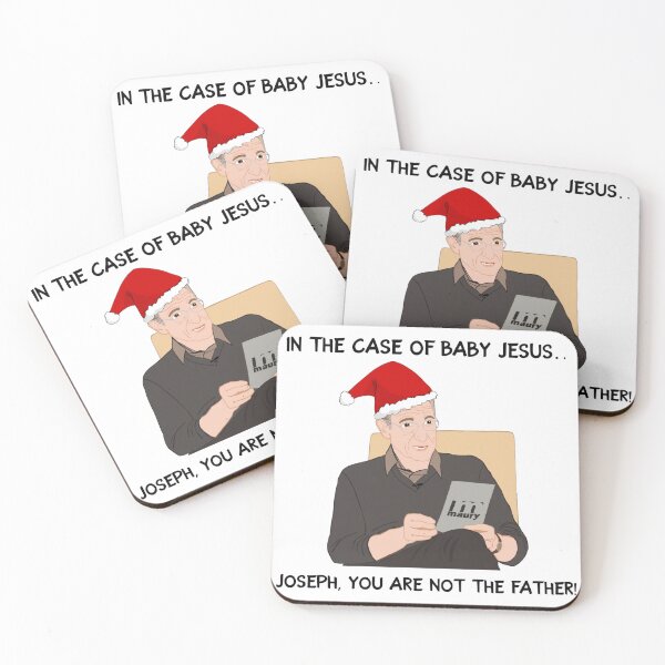 Item preview, Maury revealing the outcome of Joseph not being baby Jesus’s father designed and sold by froggyleggs.