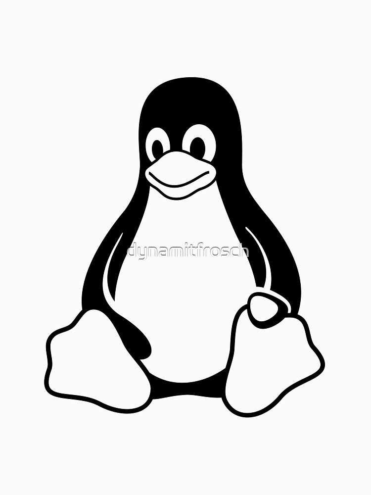 Tux BW von dynamitfrosch