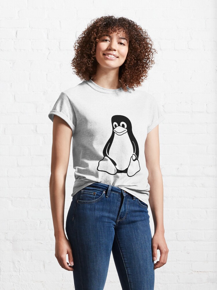 Alternative Ansicht von Tux BW Classic T-Shirt