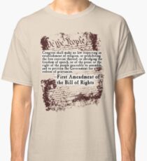 FIRST Amendment US Constitution Classic T-Shirt