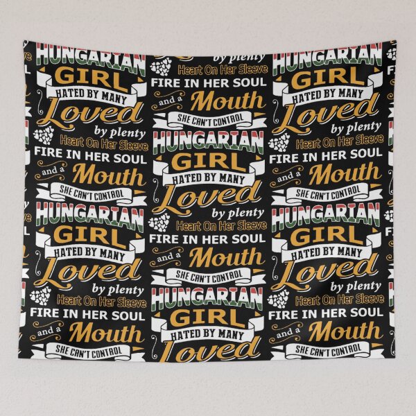 Item preview, Hungarian girl loved by plenty heart on her sleeve  designed and sold by aryagiri.