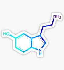 Serotonin - Blue Sticker