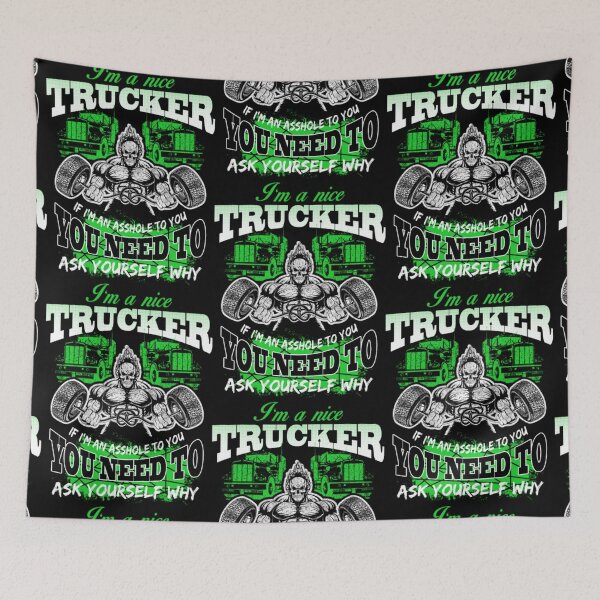 Item preview, I am a nice trucker designed and sold by aryagiri.