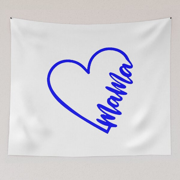 Item preview, I Love You Mom (Blue) designed and sold by Summer-Winter.