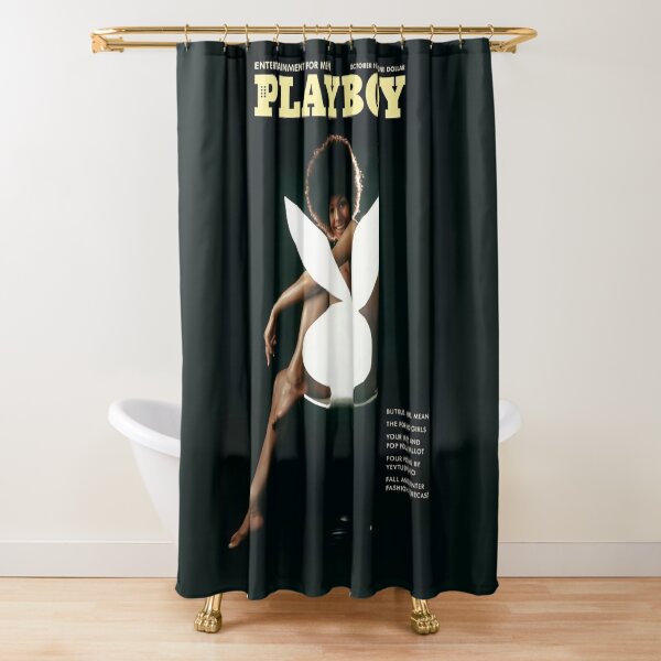 Playboy Magazine Cover Shower outlet Curtain