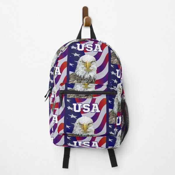 Item preview, USA with an Eagle and American Flag background designed and sold by AmericaFreedom.