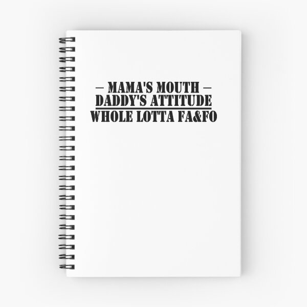 Item preview, Mama's Mouth and Daddy's Attitude designed and sold by mwinter2205.
