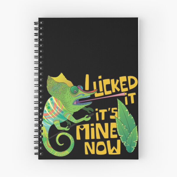 Item preview, I licked it, It's mine now - Colourful chameleon designed and sold by CalMaArt.