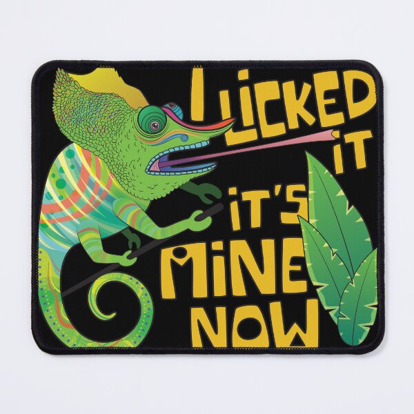 Item preview, I licked it, It's mine now - Colourful chameleon designed and sold by CalMaArt.