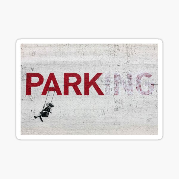 Banksy - "Parking" Sticker