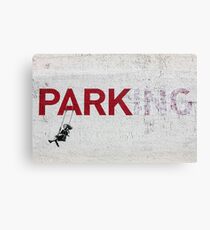 Banksy - "Parking" Canvas Print