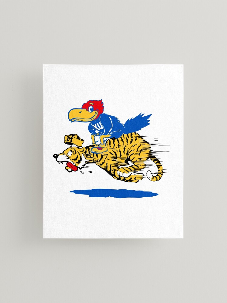 KU Jayhawk Wooden Coaster Set