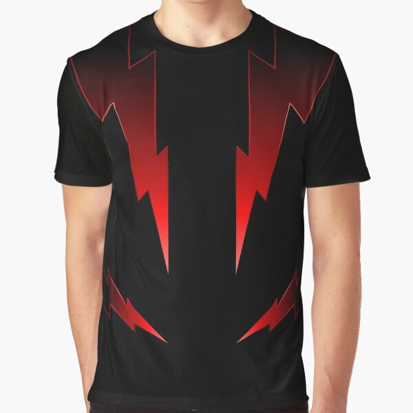 Thunderbolts in Ruby Graphic T-Shirt