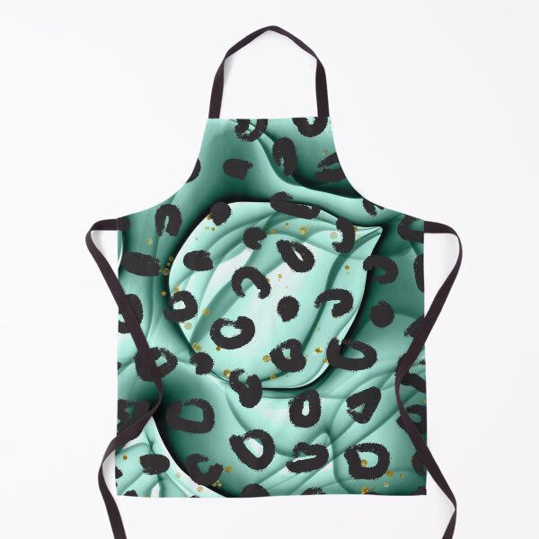 Item preview, Turquoise Leopard Pattern Print designed and sold by sweary12.