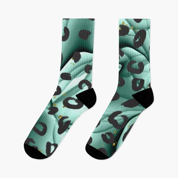 Item preview, Turquoise Leopard Pattern Print designed and sold by sweary12.