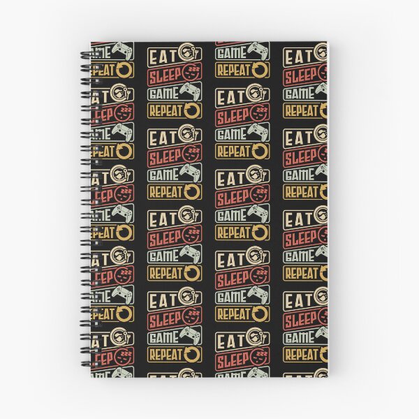 Artikelvorschau, Eat Sleep Game Repeat Gaming Design entworfen und verkauft von mkzmerch.
