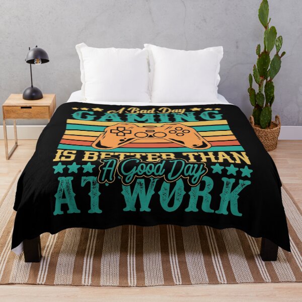 Item preview, A Bad Day Gaming, Is Better Than A Good Day At Work Funny Gaming designed and sold by mkzmerch.