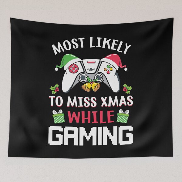 Artikelvorschau, Verpasst höchstwahrscheinlich XMAS beim Gaming Lustiges Weihnachtsdesign entworfen und verkauft von mkzmerch.