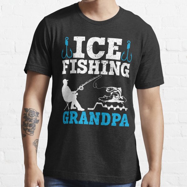 Patriotic North Dakota Ice Fishing Division Ice Fis Essential T-Shirt for  Sale by robinxam