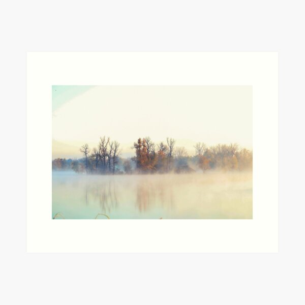 Item preview, Fog on the lake designed and sold by BoujeePhoto.