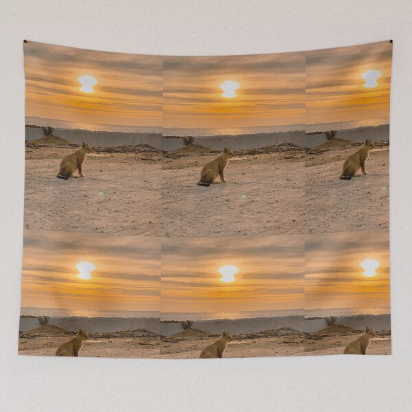 Item preview, Cat Looking at Sunset designed and sold by Med30.