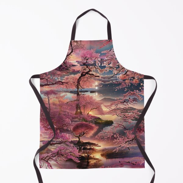 Item preview, Enchanting pink plum blossom trees and lakes designed and sold by Tony Anastasi.