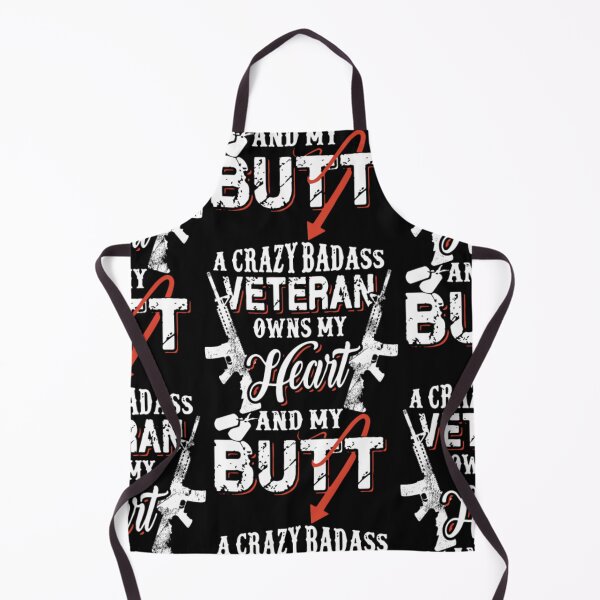 Item preview, A crazy badass veteran owns my heart and my butt  designed and sold by aryagiri.