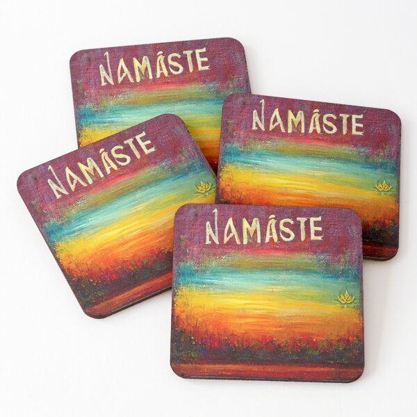 Aperçu de l'œuvre Namaste - salutation de respect et de révérence. créée et vendue par liana campbell.