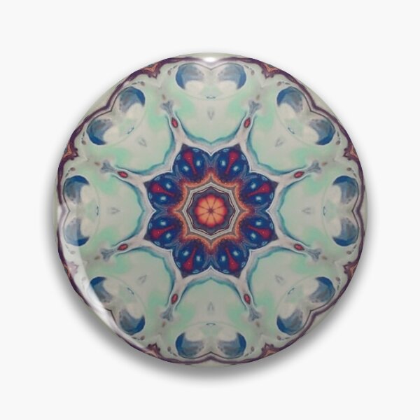 Item preview, 2444 - Vibrant Blue Contrasting Kaleidoscope Design designed and sold by 44scarab.