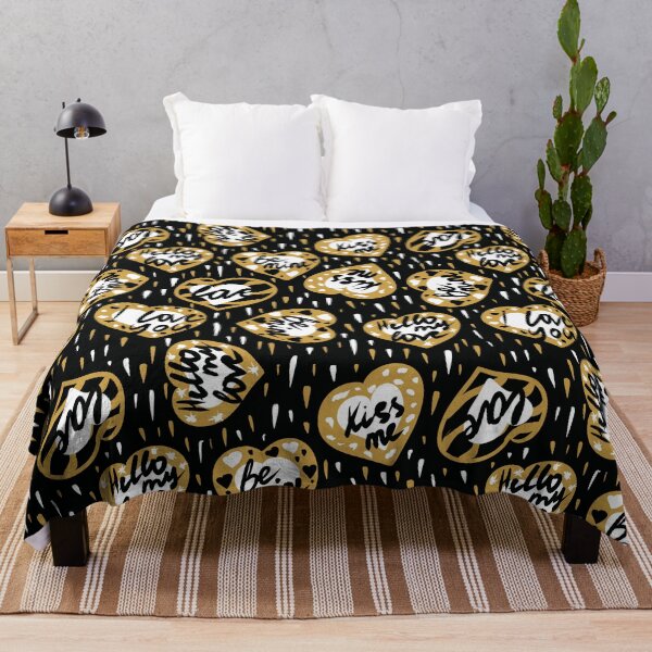 Item preview, golden hearts, heart, love, valentine's day, pattern designed and sold by AvotArt.