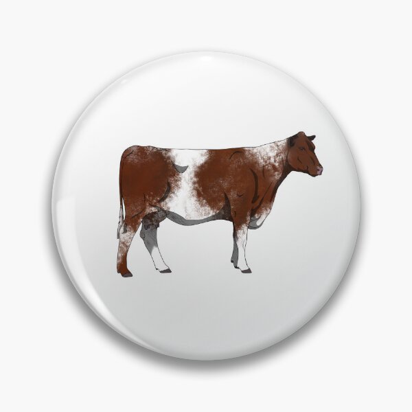Item preview, Red Roan Shorthorn Cow designed and sold by mwinter2205.