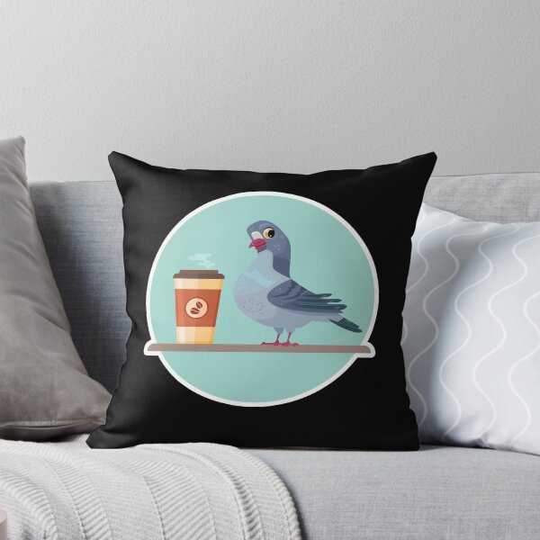 Item preview, Coffee and Pigeons designed and sold by QuirkyDesign101.