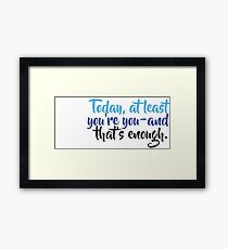 Dear Evan Hansen Framed Print