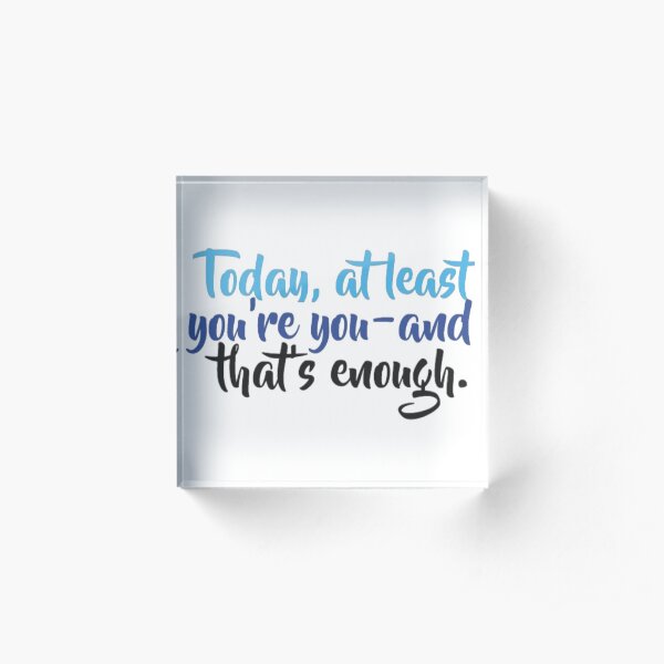 Dear Evan Hansen Acrylic Block