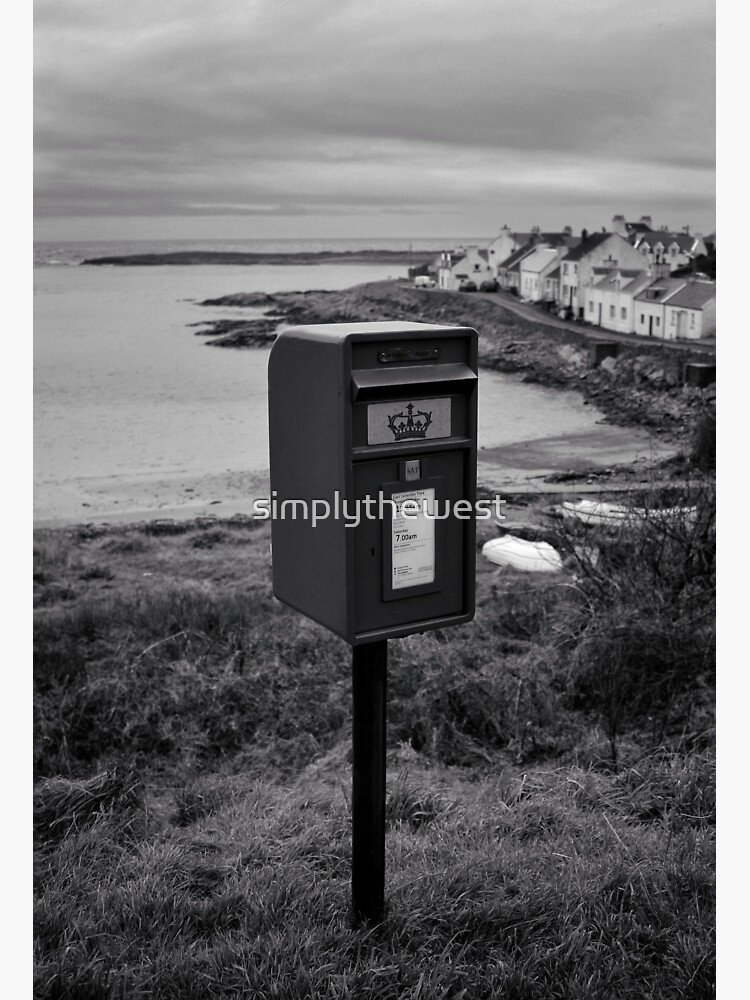"Portnahaven Postbox Islay " Sticker for Sale by simplythewest Redbubble