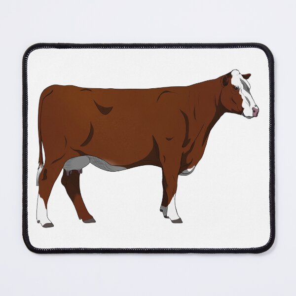 Item preview, Red Baldie Cow designed and sold by mwinter2205.