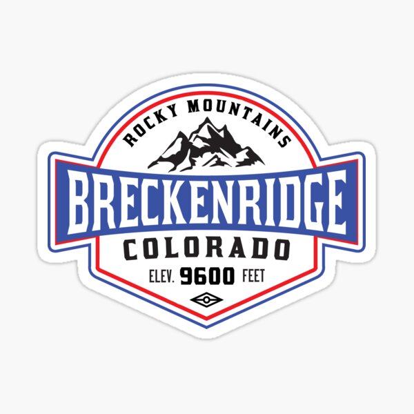 Item preview, Skiing Breckenridge Colorado Mountain Ski Skier Snowboarding designed and sold by DESTINATIONS DECAL.