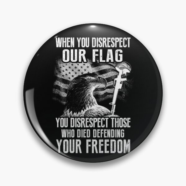Item preview, American Veteran – Don't disrespect our flag  designed and sold by aryagiri.