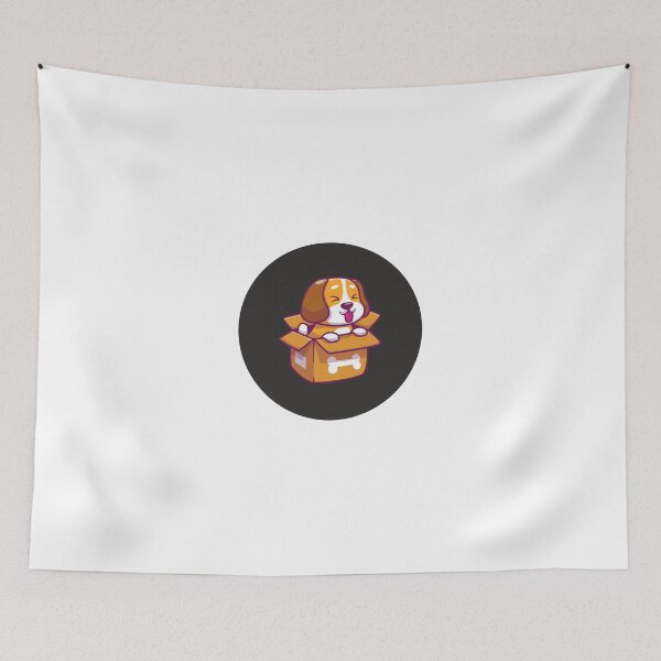 Item preview, Puppy dog bed dogslover sticker designed and sold by bitif.