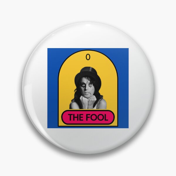 Item preview, Retro Celebrities Tarot Cards THE FOOL Alice Cooper designed and sold by OmniRoseArt.