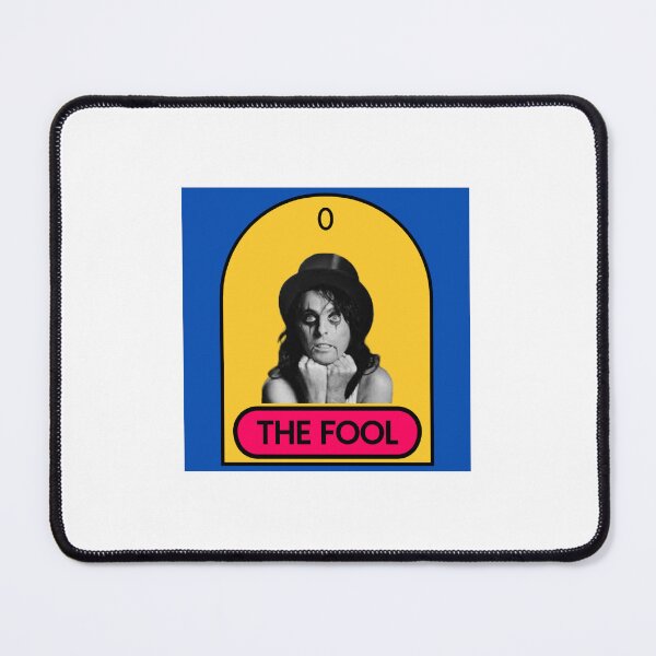 Item preview, Retro Celebrities Tarot Cards THE FOOL Alice Cooper designed and sold by OmniRoseArt.