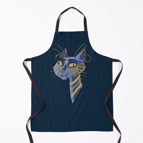 Item preview, Head of Egyptian cat with earrings in ears designed and sold by duxpavlic.