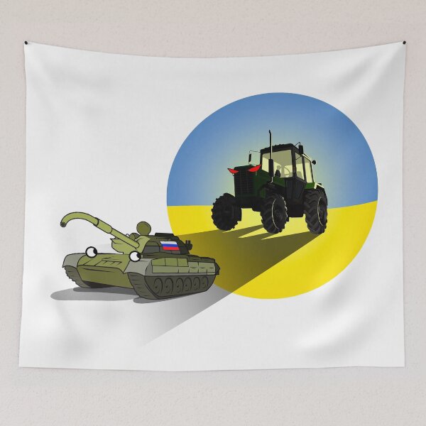 Item preview, Ukrainian tractor pulling tank Classic designed and sold by Market-Nebho.