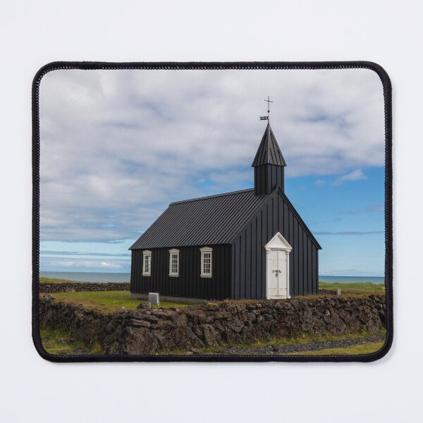 Item preview, Budir church in Iceland designed and sold by pietrofoto.