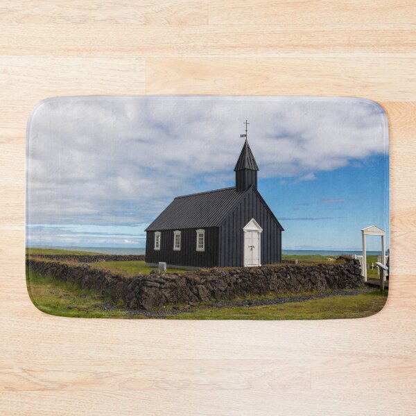Item preview, Budir church in Iceland designed and sold by pietrofoto.