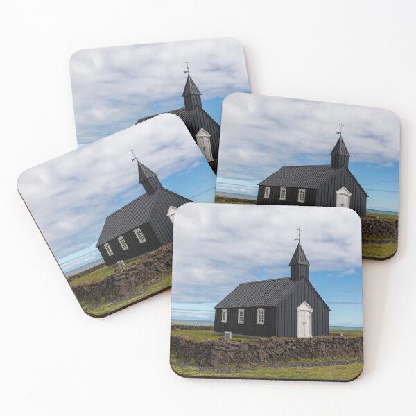 Item preview, Budir church in Iceland designed and sold by pietrofoto.