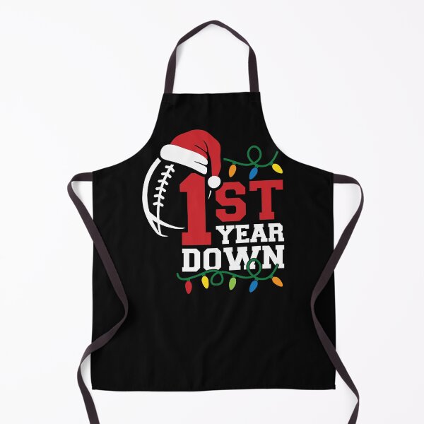 Item preview, 1st Year Down Football, My First Christmas, First Football season designed and sold by GPODdesign.
