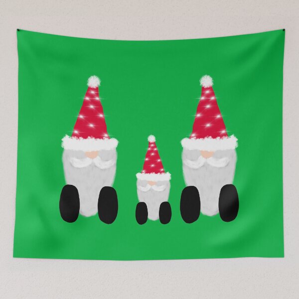 Item preview, Christmas Gnome Santas Design Pattern  designed and sold by Lartheviking.