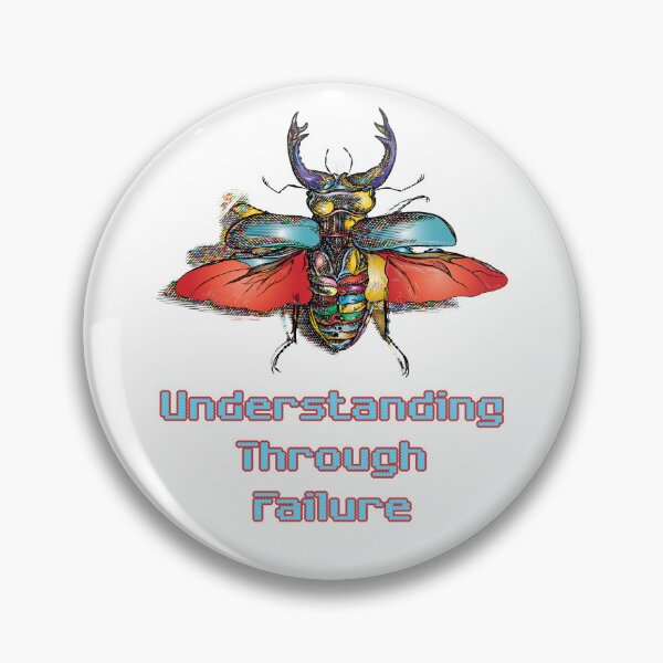 Item preview, 'Understanding Through Failure' Colored - Retro Design for T-shirts, mugs, phone cases and other accessories designed and sold by Ridiculam Toga.