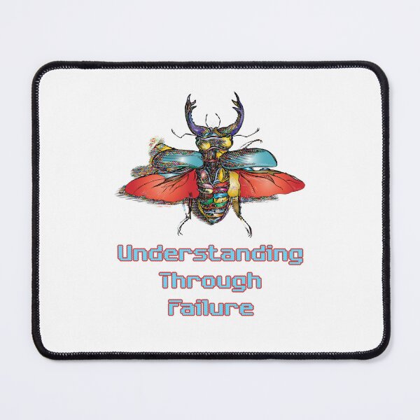 Item preview, 'Understanding Through Failure' Colored - Retro Design for T-shirts, mugs, phone cases and other accessories designed and sold by Ridiculam Toga.